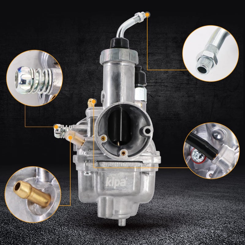 KIPA Carburetor For Yamaha Timberwolf 250 YFB250 YFB 250 ATV 1992-2000 With Mounting Gasket Fuel Filter OEM # 4BD-14101-03-00 - Image 4